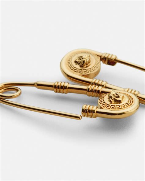 versace safety pin price|safety pin earrings men.